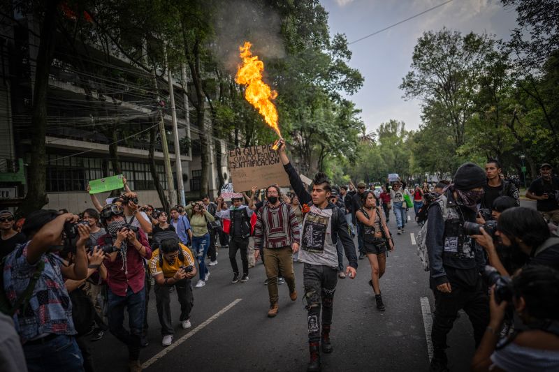 Critics slam Mexico’s gentrification protests as xenophobic. Activists say they’re fighting for their human rights